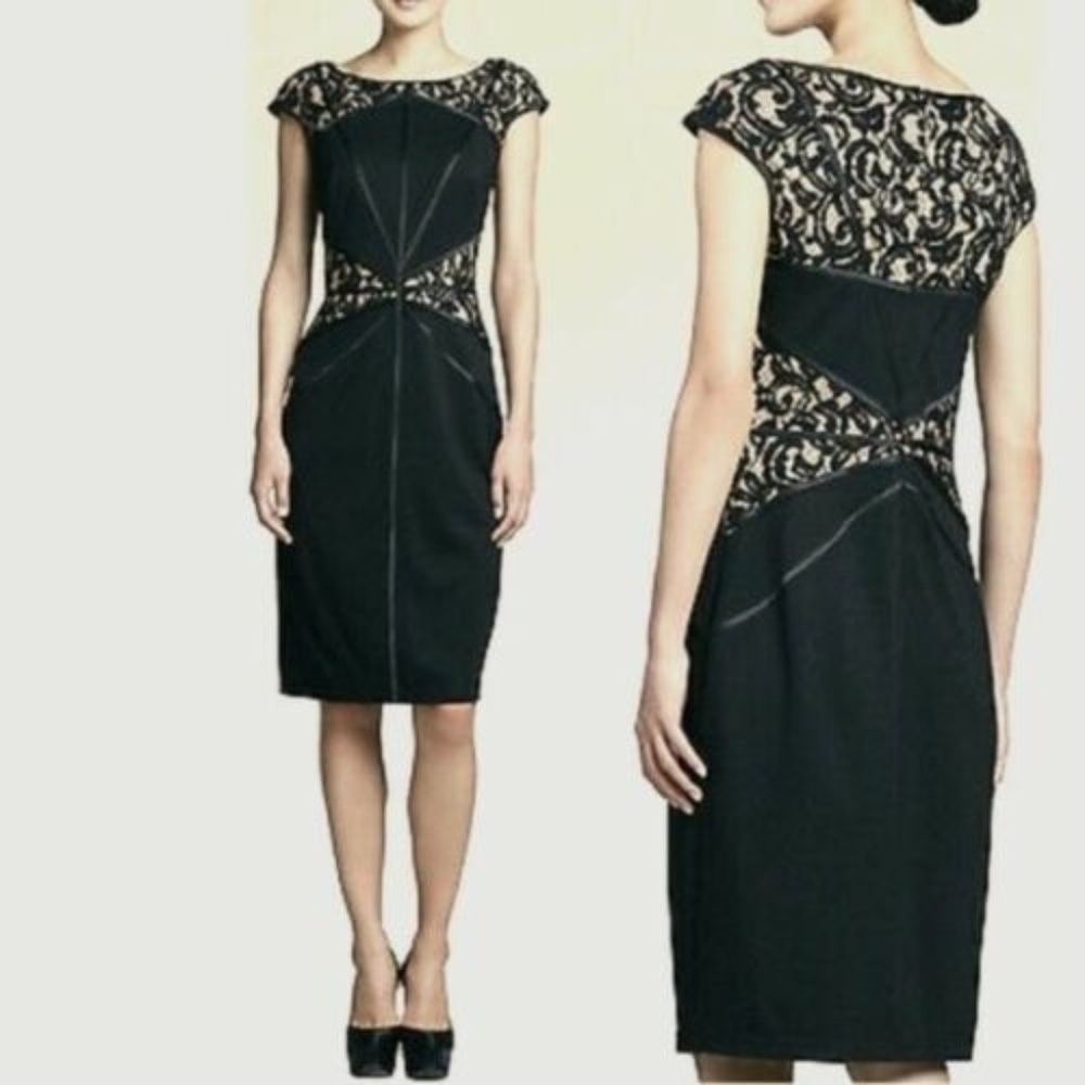 Tadashi Shoji Black Lace Bodycon Dress - Picture 4 of 17
